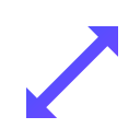 Diagonal resize 2 at 128 px