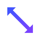Diagonal resize 1 at 128 px