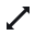 Mono Diagonal resize 2 cursor