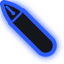 Handwriting at 128 px