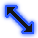 Diagonal resize 1 at 128 px
