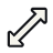 Diagonal resize 2 at 48 px