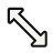 Diagonal resize 1 at 48 px