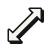 Diagonal resize 2 at 48 px