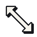 Diagonal resize 1 at 128 px
