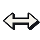 Horizontal resize at 128 px