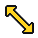 Diagonal resize 1 at 128 px